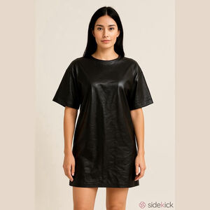 DressedUndressed Black Oversized Shirt/Dress - JP 3